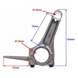 Connecting rod go kart engine honda gx270 motogeneric
