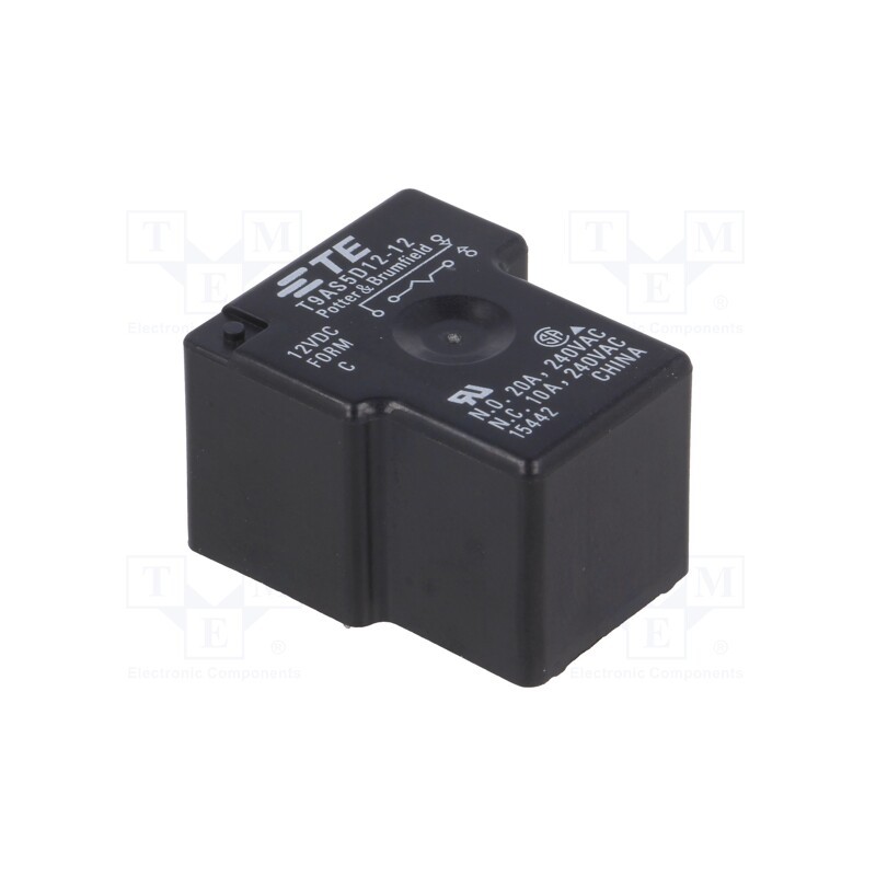 1 pcs x TE Connectivity - 3-1393210-3 - Relay: electromagnetic, SPDT, Ucoil: 12VDC, 20A, Ucoil min: 9VDC