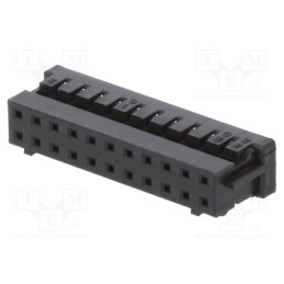 10 pcs x HIROSE - DF11-22DS-2C - Plug, wire-wire/PCB, female, DF11, 2mm, PIN: 22, w/o contacts