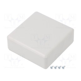 1 pcs x SUPERTRONIC - PP115G-S - Enclosure: multipurpose, X: 71mm, Y: 71mm, Z: 27mm, ABS, grey