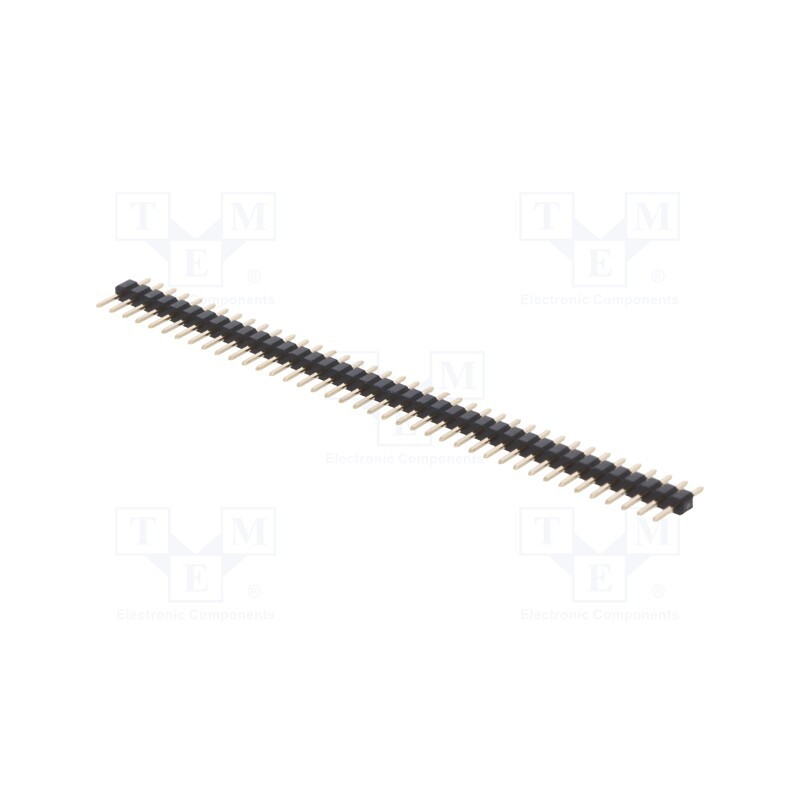 10 pcs x CONNFLY - DS1025-01-1*40P8BV1-B - Pin header, pin strips, male, PIN: 40, straight, 2mm, THT, 1x40