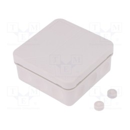1 pcs x SPELSBERG - 34491201 - Enclosure: junction box, X: 85mm, Y: 85mm, Z: 37mm, polypropylene PP