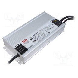 1 pcs x MEAN WELL - HLG-480H-C1750D2 - Power supply: switched-mode, LED, 480W, 137÷274VDC, 1.75A, IP67