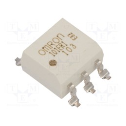 1 pcs x OMRON OCB - G3VM101ER1 - Relay: solid state, SPST-NO, 3500mA, max.100VAC, max.100VDC, SMT