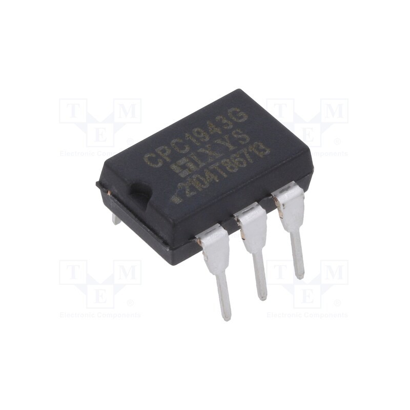 1 pcs x IXYS - CPC1943G - Relay: solid state, Icntrl max: 100mA, 500mA, max.400VAC, THT, DIP6