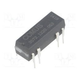 1 pcs x COMUS - 3572.1220.053 - Relay: reed switch, DPST-NO, Ucoil: 5VDC, 500mA, max.150VDC, 10W