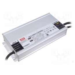 1 pcs x MEAN WELL - HLG-480H-C2800D2 - Power supply: switched-mode, LED, 479W, 85÷171VDC, 2.8A, 90÷305VDC