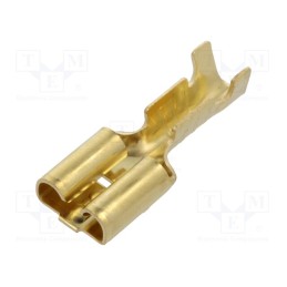 10 pcs x VOGT - 3832.6 - Terminal: flat, 6.3mm, 0.8mm, female, 0.5÷1.5mm2, crimped, straight