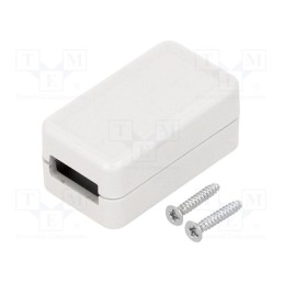1 pcs x HAMMOND - 1551USB1GY - Enclosure: for USB, X: 20mm, Y: 35mm, Z: 15.5mm, ABS, grey