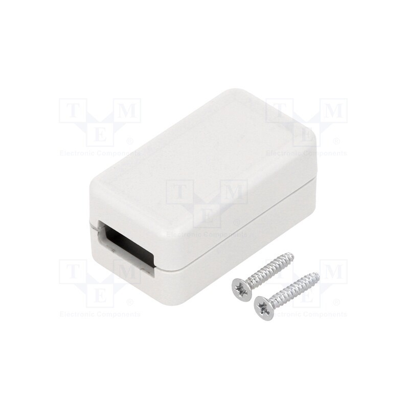 1 pcs x HAMMOND - 1551USB1GY - Enclosure: for USB, X: 20mm, Y: 35mm, Z: 15.5mm, ABS, grey