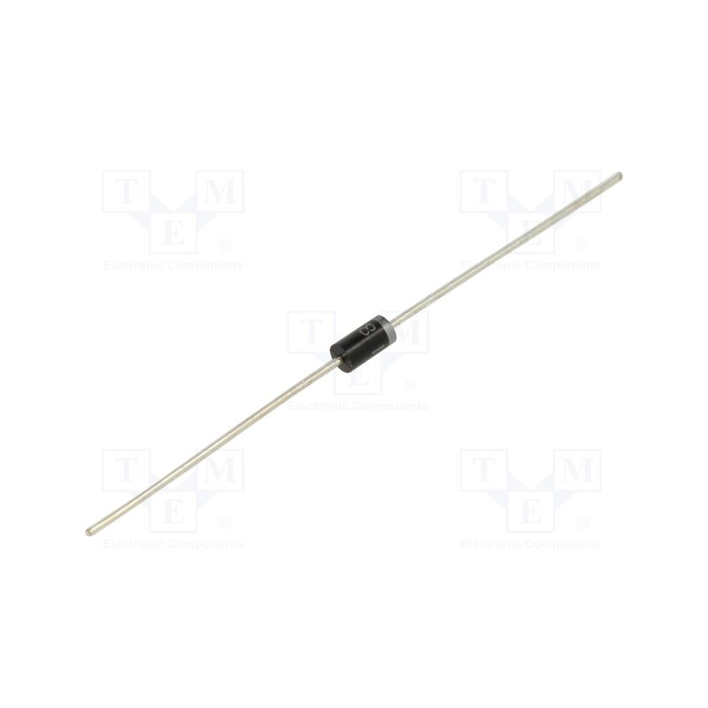 1 pcs x DC COMPONENTS - 1N5817 - Diode: Schottky rectifying, THT, 20V, 1A, DO41,