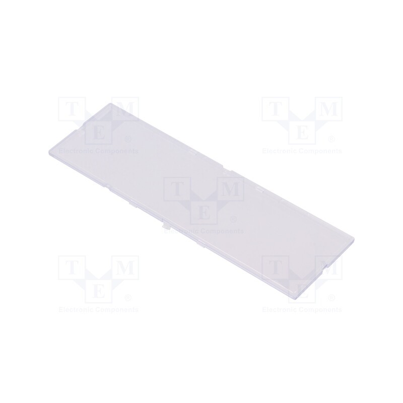 1 pcs x ITALTRONIC - P05080721F - Front panel, without frame,with holder, transparent