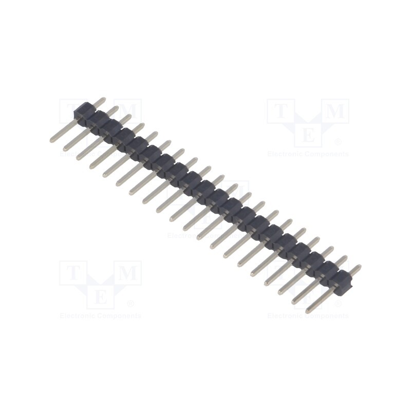 10 pcs x CONNFLY - DS1021-1*20SF11-B - Pin header, pin strips, male, PIN: 20, straight, 2.54mm, THT, 1x20