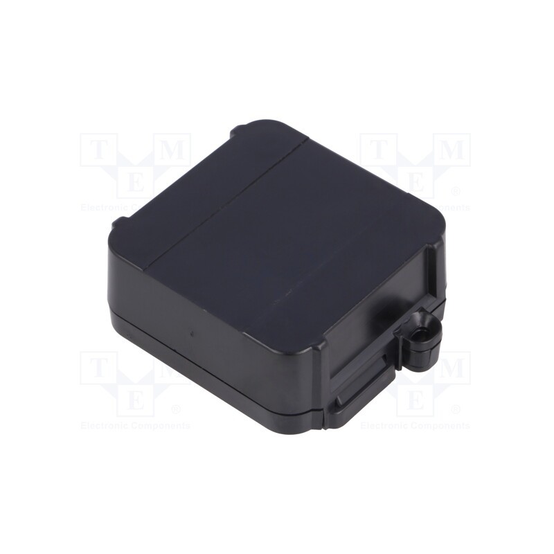 1 pcs x ITALTRONIC - 12.0000009 - Enclosure: junction box, X: 44.5mm, Y: 57mm, Z: 19mm, black