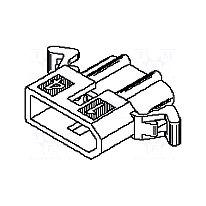 10 pcs x MOLEX - 3062042 - Plug, wire-wire, male/female, Standard .062', 3.68mm, PIN: 4