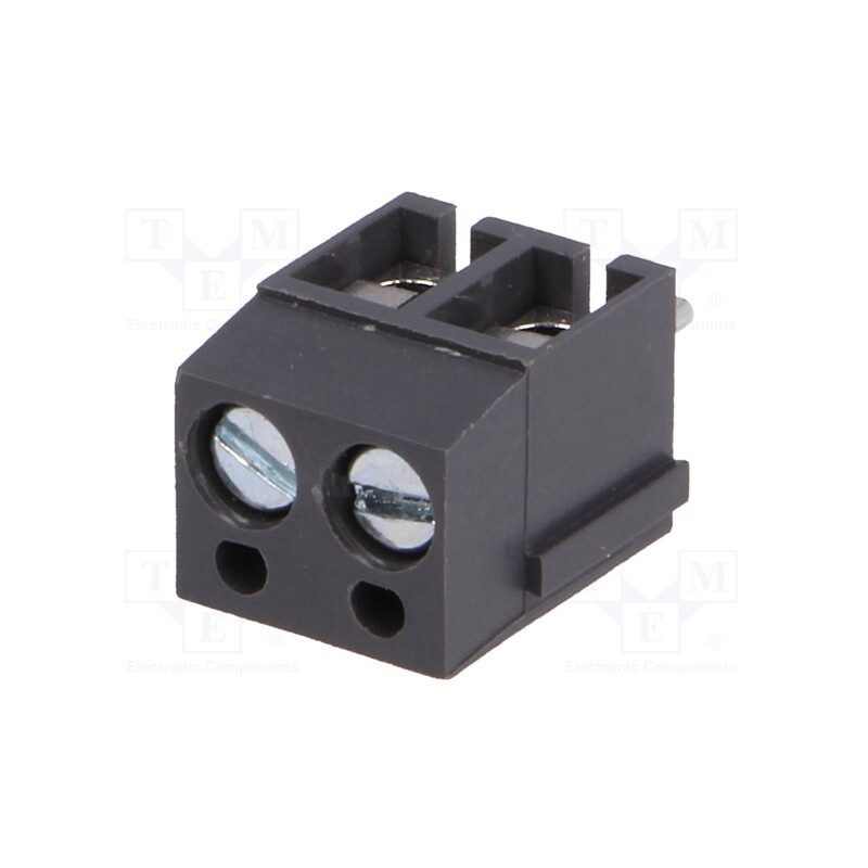 10 pcs x DEGSON ELECTRONICS - DG300-5.0-02P-11-00A(H) - PCB terminal block, angled 90°, 5mm, ways: 2, on PCBs, 2.5mm2, 24A