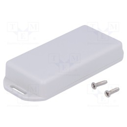 1 pcs x HAMMOND - 1551LFLGY - Enclosure: multipurpose, X: 40mm, Y: 80mm, Z: 15mm, with fixing lugs