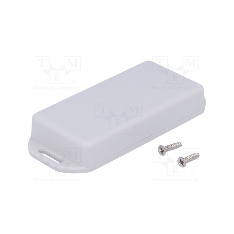 1 pcs x HAMMOND - 1551LFLGY - Enclosure: multipurpose, X: 40mm, Y: 80mm, Z: 15mm, with fixing lugs