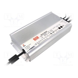 1 pcs x MEAN WELL - HLG-600H-48A - Power supply: switched-mode, LED, 600W, 48VDC, 6.2÷12.5A, IP65