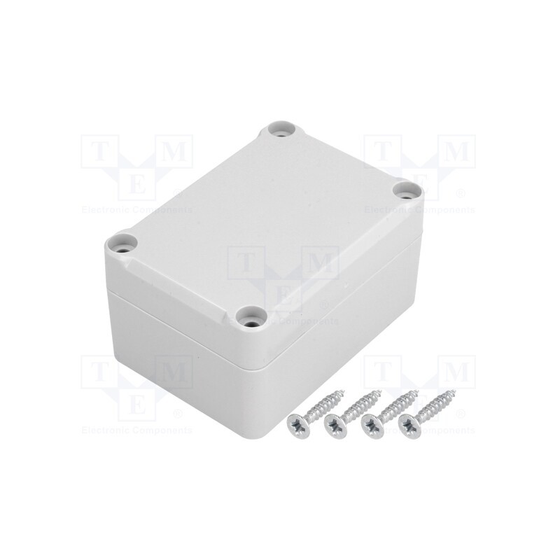 1 pcs x KRADEX - Z96JH ABS - Enclosure: multipurpose, X: 50mm, Y: 70mm, Z: 36mm, ABS, grey, gasket