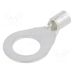 10 pcs x ERKO - KOA_10-6/100 - Tip: ring, M10, 4÷6mm2, crimped, for cable, tinned, copper, 11mm