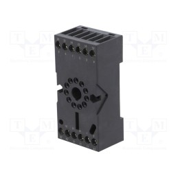 1 pcs x HONGFA RELAY - 10FF-3Z-C4 - Socket, PIN: 11, 10A, 250VAC, on panel,for DIN rail mounting