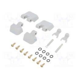 1 set x KRADEX - ZHINGE10 ABS - Set of hinges, ABS, for enclosures, ZP240190105, light grey