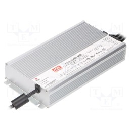 1 pcs x MEAN WELL - HLG-600H-48B - Power supply: switched-mode, LED, 600W, 48VDC, 12.5A, 90÷305VAC
