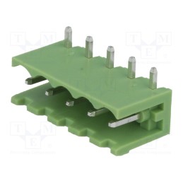 10 pcs x XINYA - XY2500R-A(5.0)-5P - Pluggable terminal block, Contacts ph: 5mm, ways: 5, angled 90°