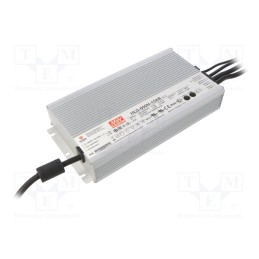 1 pcs x MEAN WELL - HLG-600H-15AB - Power supply: switched-mode, LED, 540W, 15VDC, 18÷36A, 90÷305VAC