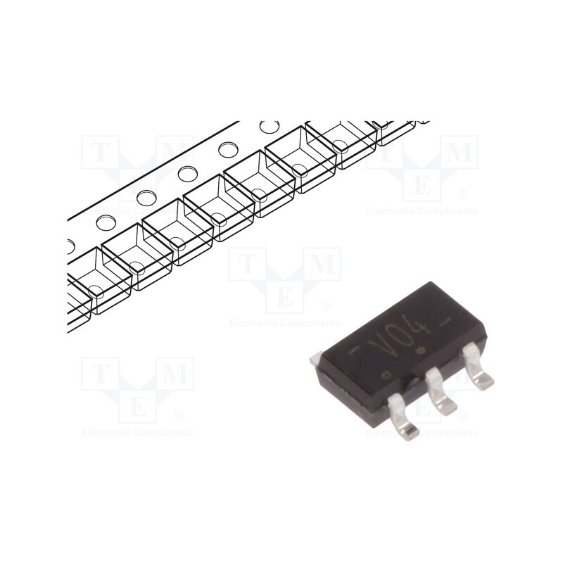 1 pcs x NEXPERIA - 74LVC2G04GV,125 - IC: digital, NOT, Ch: 2, CMOS,TTL, SMD, SC74, Mini Logic, 1.65÷5.5VDC