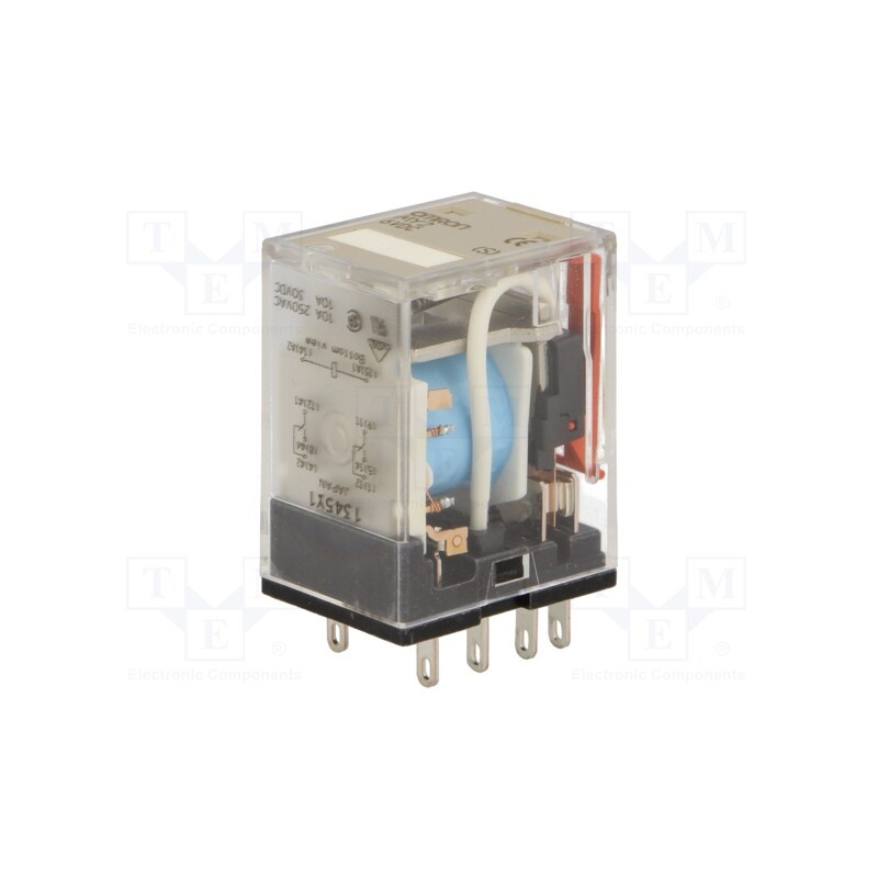 1 pcs x OMRON - MY2 6VDC (S) - Relay: electromagnetic, DPDT, Ucoil: 6VDC, Icontacts max: 10A