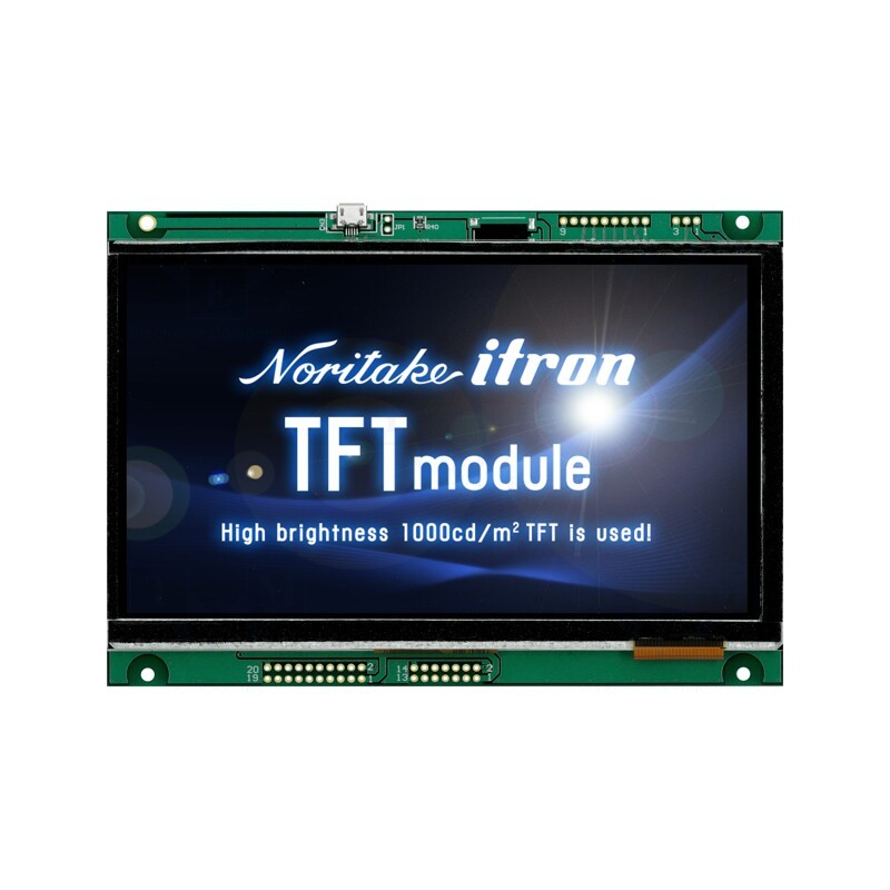 1 pcs x NORITAKE Itron - GT800X480A-C903PA - Display: TFT, 7', 800x480, Illumin: LED, Dim: 165x118.5x12mm