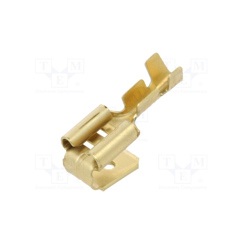 10 pcs x BM GROUP - BM02198 - Terminal: flat, 6.3mm, 0.8mm, female/male, 0.5÷1mm2, crimped, brass