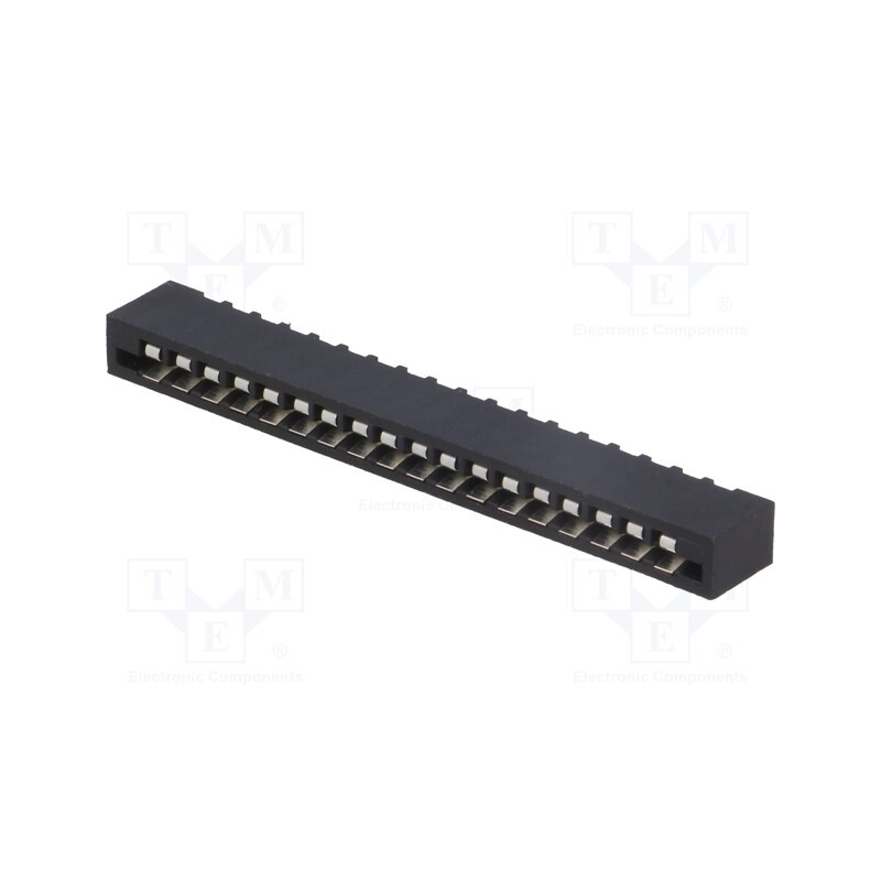 10 pcs x CONNFLY - DS1020-18ST1D - Connector: FFC/FPC, straight, PIN: 18, Non-ZIF, THT, tinned, 20mΩ