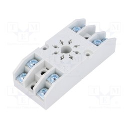 1 pcs x RELPOL - GZ8 - Socket, PIN: 8, 10A, 250VAC, on panel, screw terminals, Series: R15