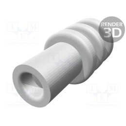 10 pcs x TE Connectivity - 964972-1 - Accessories: gasket for wire, MCP 1.5K,Micro-Timer II, yellow