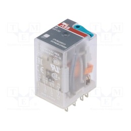 1 pcs x ABB - 1SVR405612R9000 - Relay: electromagnetic, 3PDT, Ucoil: 220VDC, Icontacts max: 10A