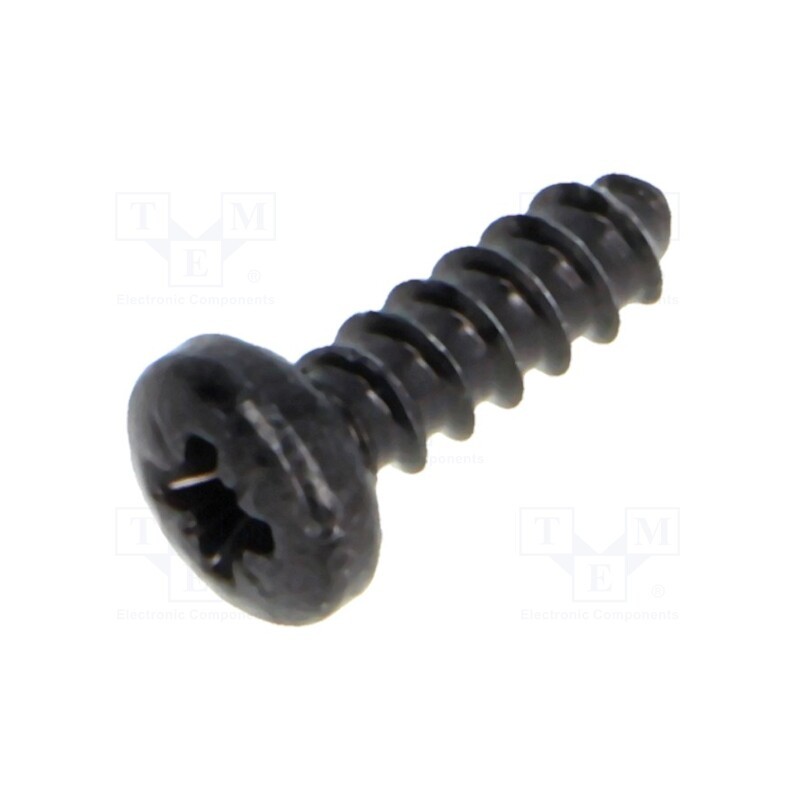 10 pcs x NEUTRIK - A-SCREW-1-8 - Screw, XLR sockets, Thread: 2,9, 8mm, Head: cheese head