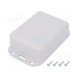 1 pcs x MASZCZYK - KM-79B GY - Enclosure: multipurpose, X: 68mm, Y: 88mm, Z: 31mm, with fixing lugs