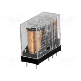 1 pcs x OMRON OCB - G2R-2 5VDC - Relay: electromagnetic, DPDT, Ucoil: 5VDC, Icontacts max: 5A, PCB