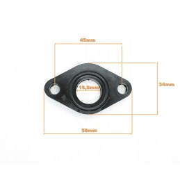 Ebonite o-ring gasket for the intake manifold of the gy6 4t pipe