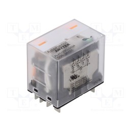 1 pcs x AMPHENOL ANYTEK - AL4C12SCLD02400G - Relay: electromagnetic industrial, 4PDT, 24VDC, 12A/277VAC, 650Ω