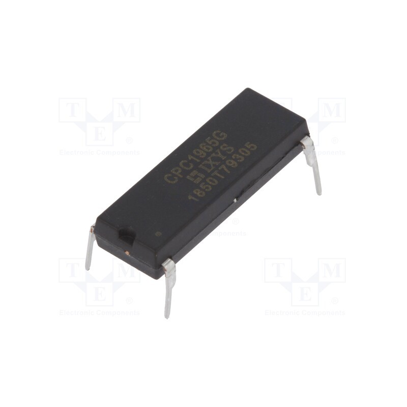 1 pcs x IXYS - CPC1965G - Relay: solid state, Icntrl max: 100mA, 1000mA, max.260VAC, THT