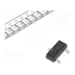25 pcs x NEXPERIA - MMBT3904,215 - Transistor: NPN, bipolar, 40V, 0.2A, 250mW, SOT23,TO236AB