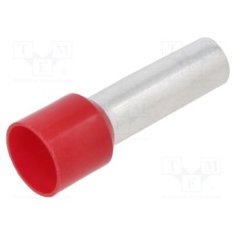10 pcs x BM GROUP - BM006172 - Tip: bootlace ferrule, insulated, copper, 35mm2, 25mm, tinned, red