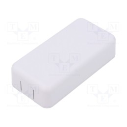 1 pcs x HAMMOND - 1551SNAP2WH - Enclosure: multipurpose, X: 40mm, Y: 80mm, Z: 20mm, ABS, white