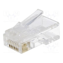 10 pcs x NINIGI - RJ45W - Plug, RJ45, PIN: 8, Layout: 8p8c, for cable, IDC,crimped