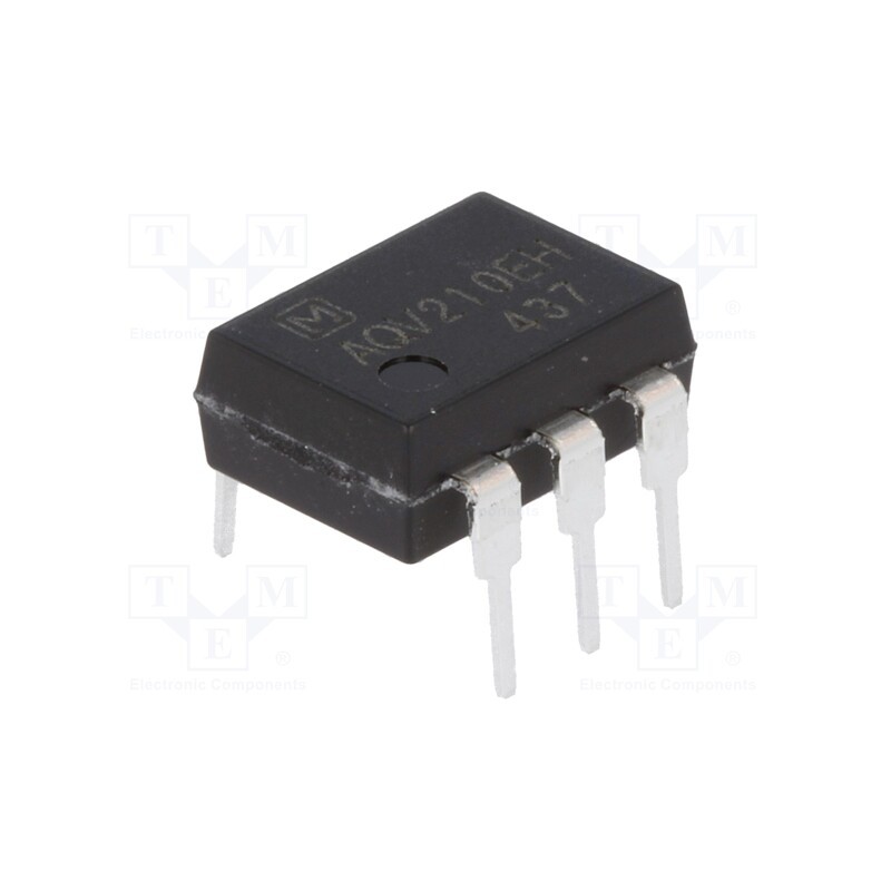 1 pcs x PANASONIC - AQV210EH - Relay: solid state, Icntrl max: 3mA, 130mA, max.350VAC, max.350VDC