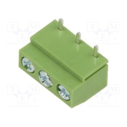 10 pcs x XINYA - XY126R-3P 5.0MM GREEN - PCB terminal block, straight, 5mm, ways: 3, on PCBs, 2.5mm2, tinned
